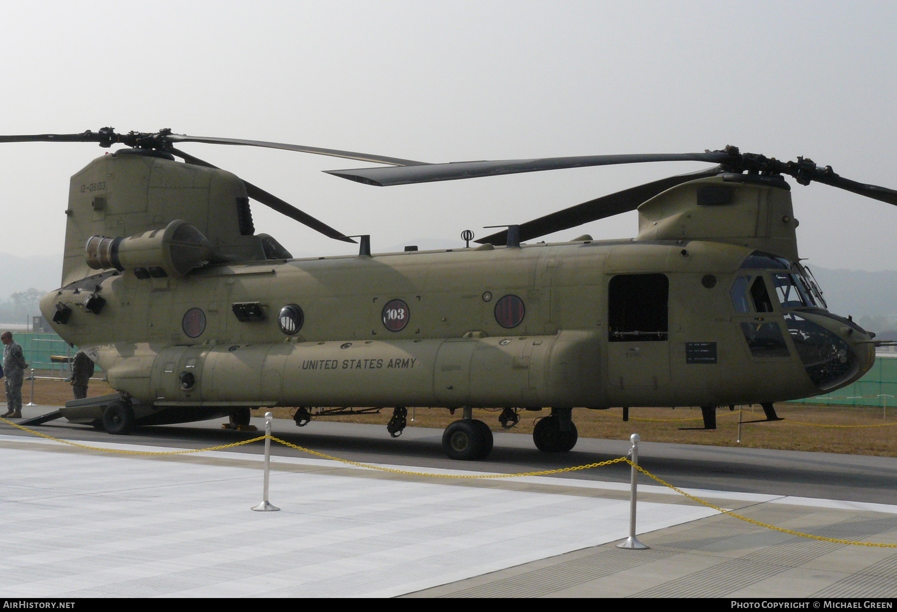 Aircraft Photo of 12-8103 / 12-08103 | Boeing CH-47F Chinook (414) | USA - Army | AirHistory.net #413834
