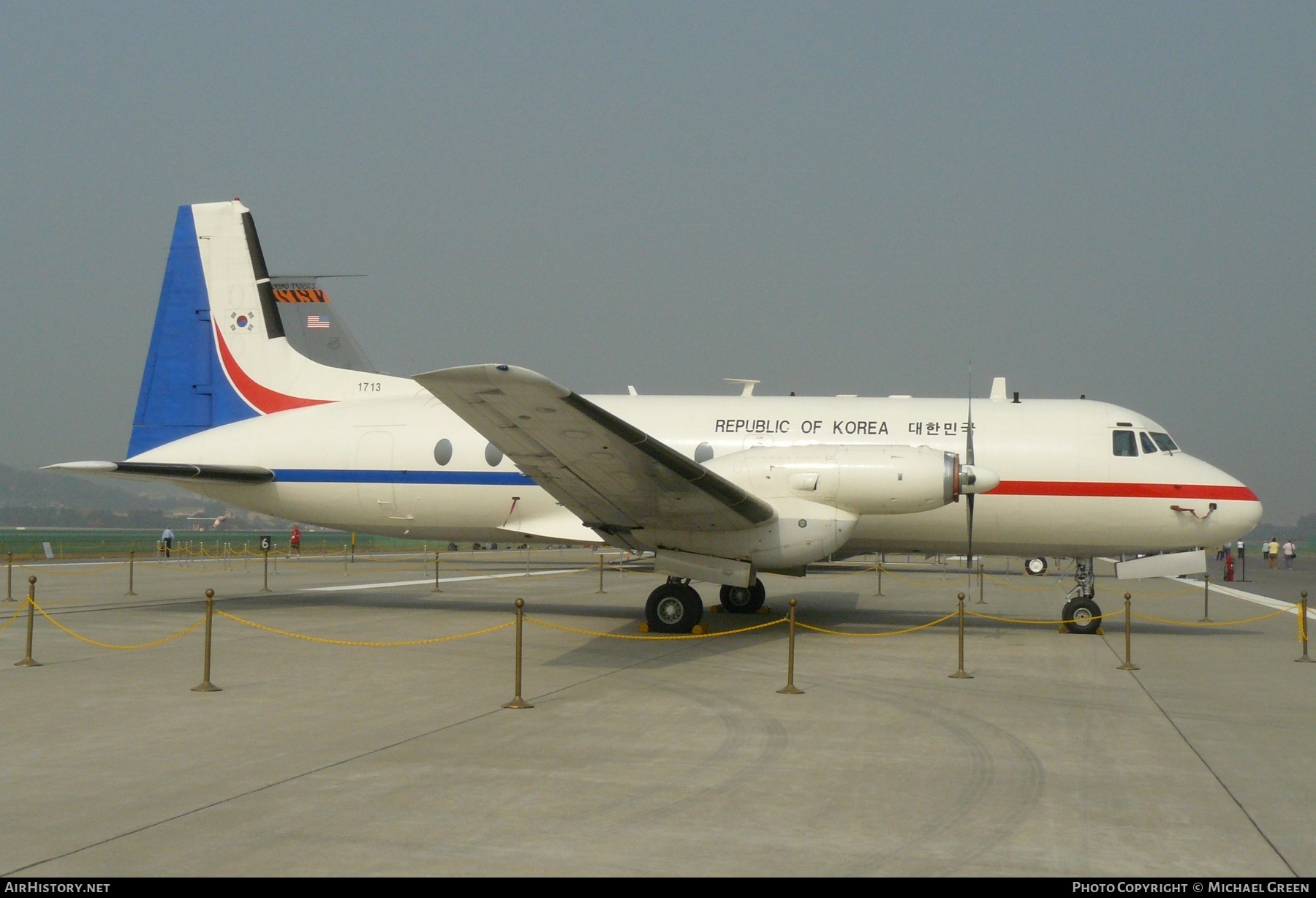 Aircraft Photo of 1713 | Hawker Siddeley HS-748 Srs2A/248 | South Korea - Air Force | AirHistory.net #413835