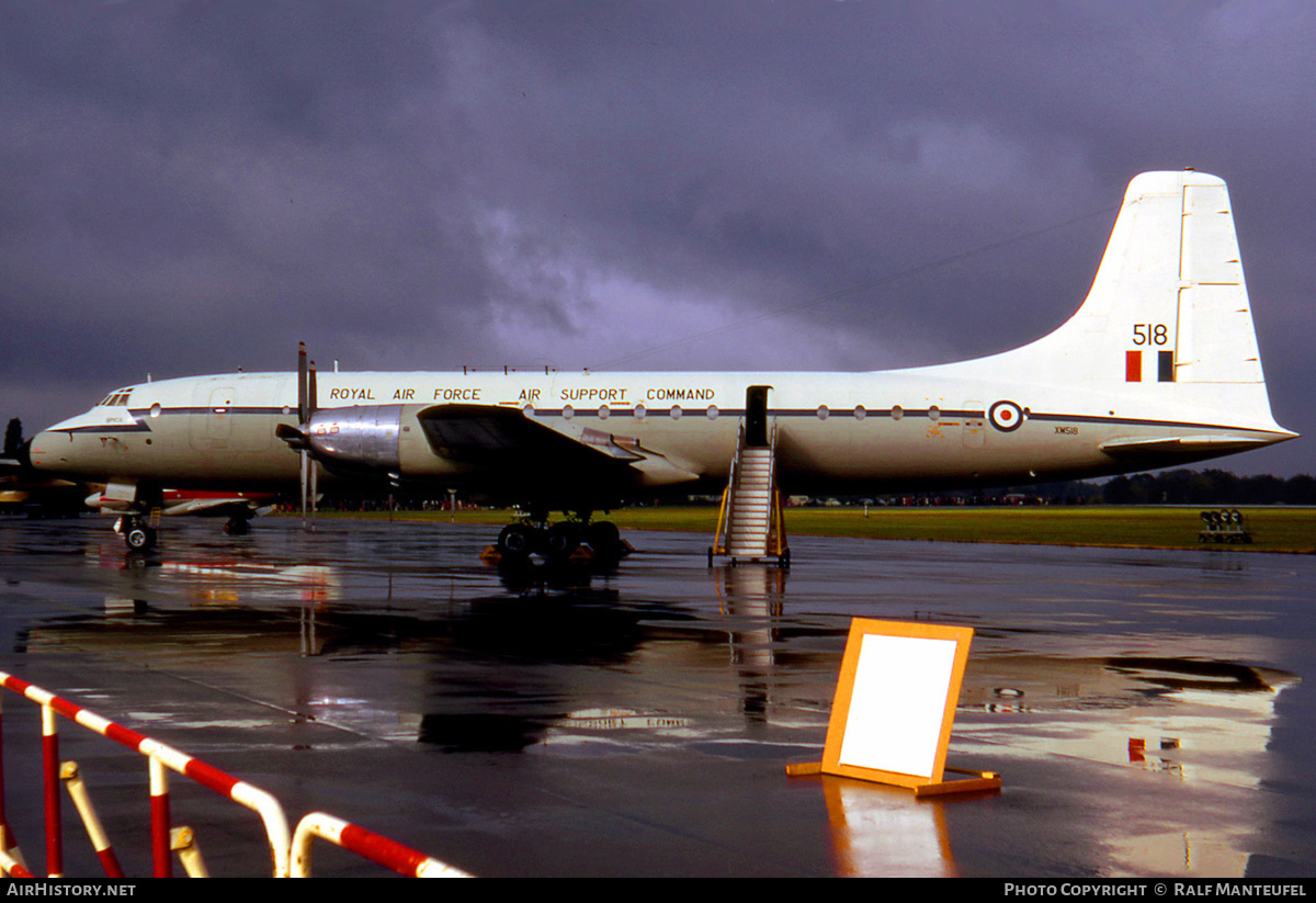 Aircraft Photo of XM518 | Bristol 175 Britannia 253F | UK - Air Force | AirHistory.net #413843