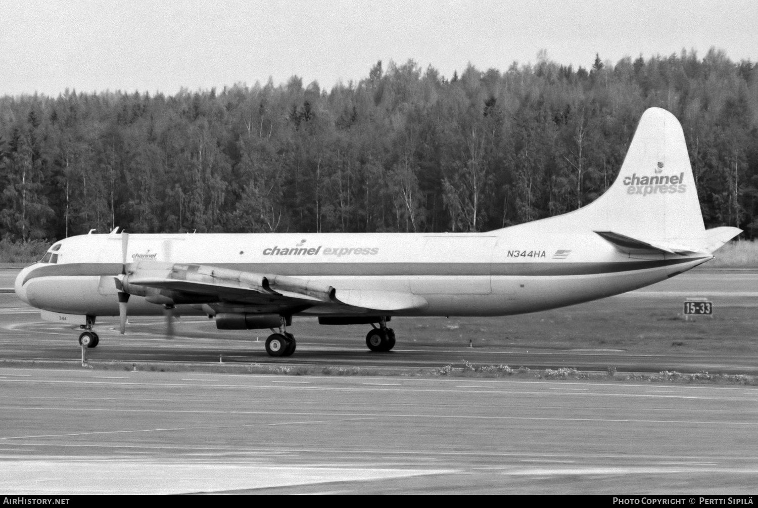 Aircraft Photo of N344HA | Lockheed L-188A(F) Electra | Channel Express | AirHistory.net #413855