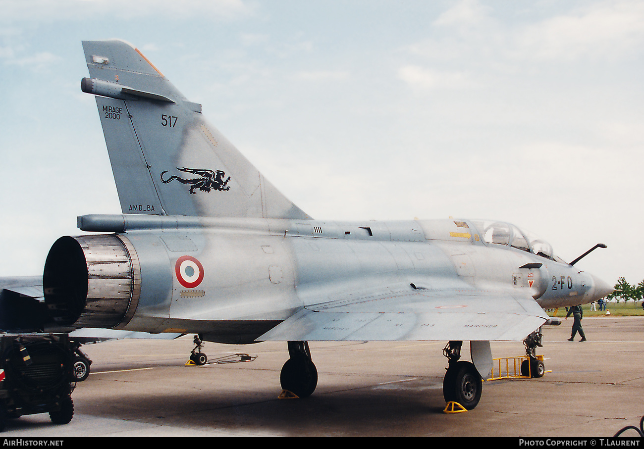 Aircraft Photo of 517 | Dassault Mirage 2000B | France - Air Force | AirHistory.net #413861