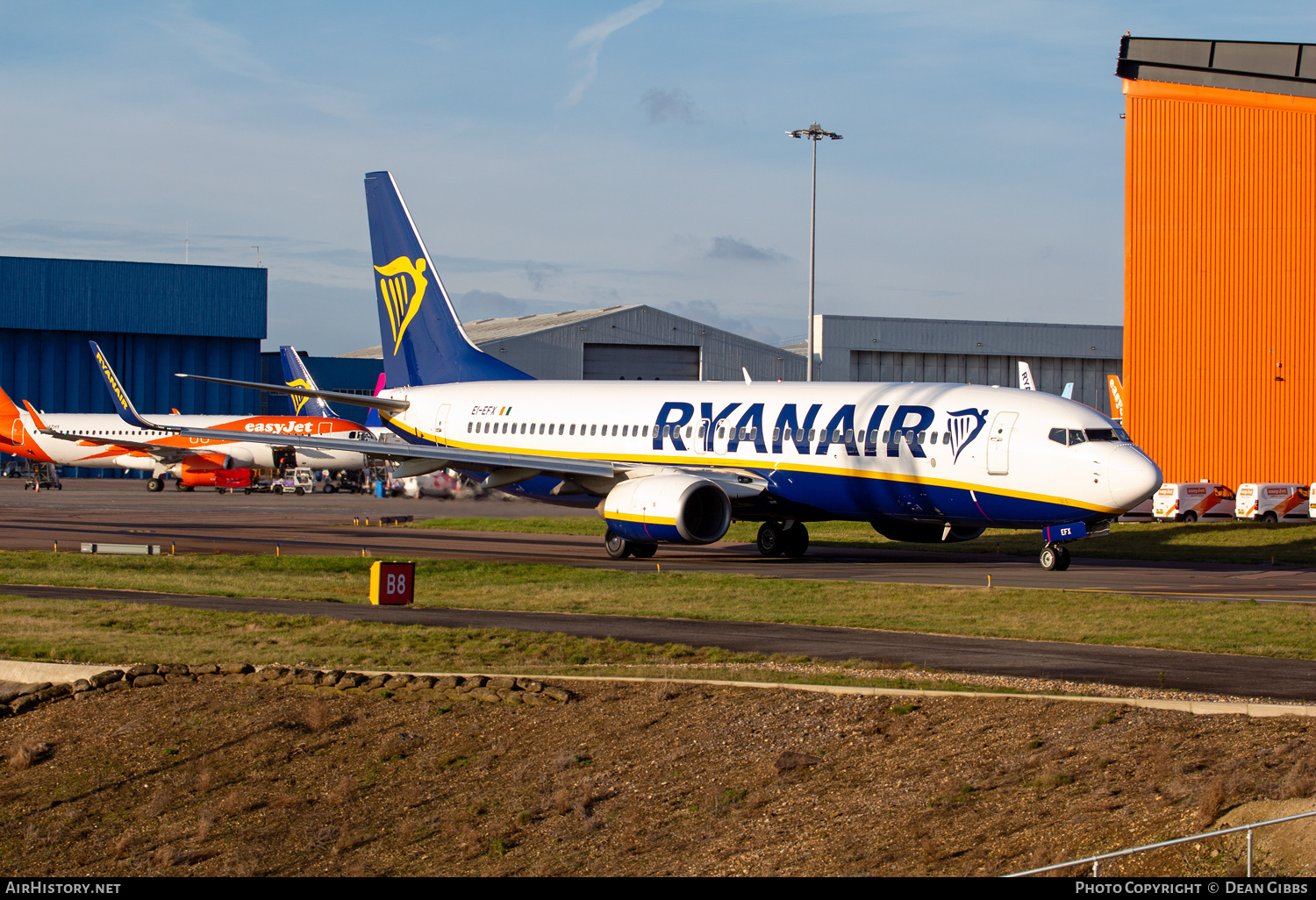 Aircraft Photo of EI-EFX | Boeing 737-8AS | Ryanair | AirHistory.net #413865