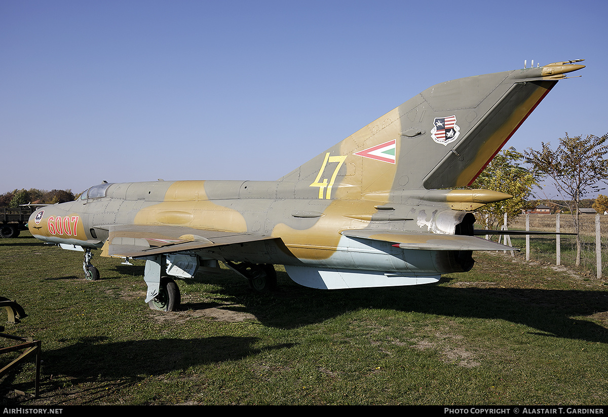 Aircraft Photo of 6007 | Mikoyan-Gurevich MiG-21bis | Hungary - Air Force | AirHistory.net #413882