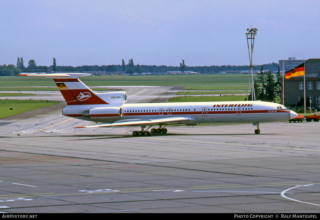 Aircraft Photo of DDR-SFA | Tupolev Tu-154M | Interflug | AirHistory.net #413885