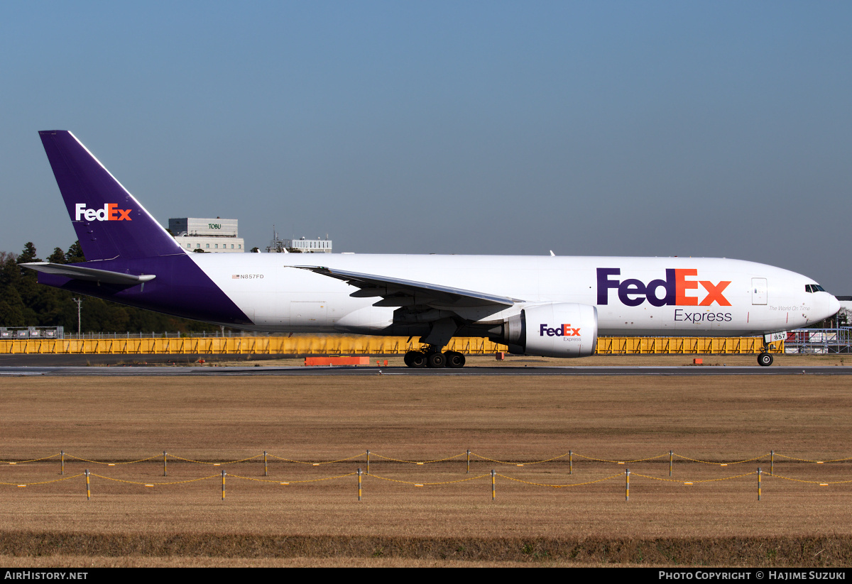 Aircraft Photo of N857FD | Boeing 777-FS2 | FedEx Express | AirHistory.net #413892