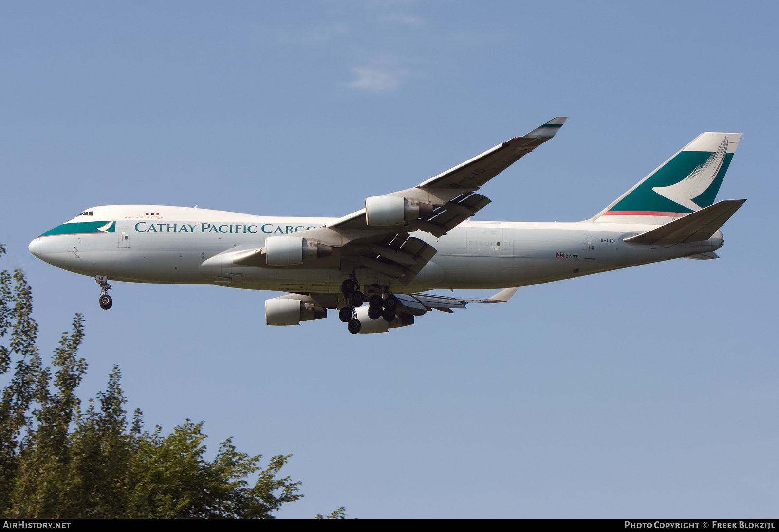 Aircraft Photo of B-LID | Boeing 747-467F/ER/SCD | Cathay Pacific Airways Cargo | AirHistory.net #413893
