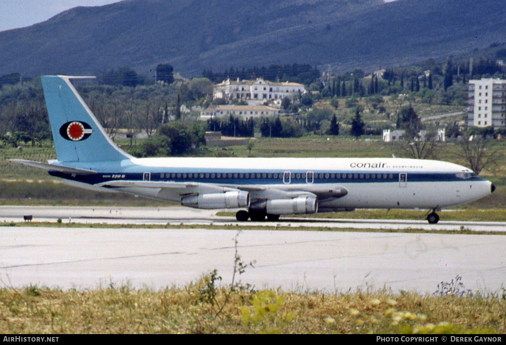 Aircraft Photo of OY-APY | Boeing 720-051B | Conair of Scandinavia | AirHistory.net #413922