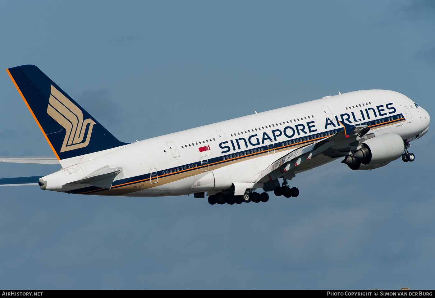 Aircraft Photo of 9V-SKJ | Airbus A380-841 | Singapore Airlines | AirHistory.net #413947