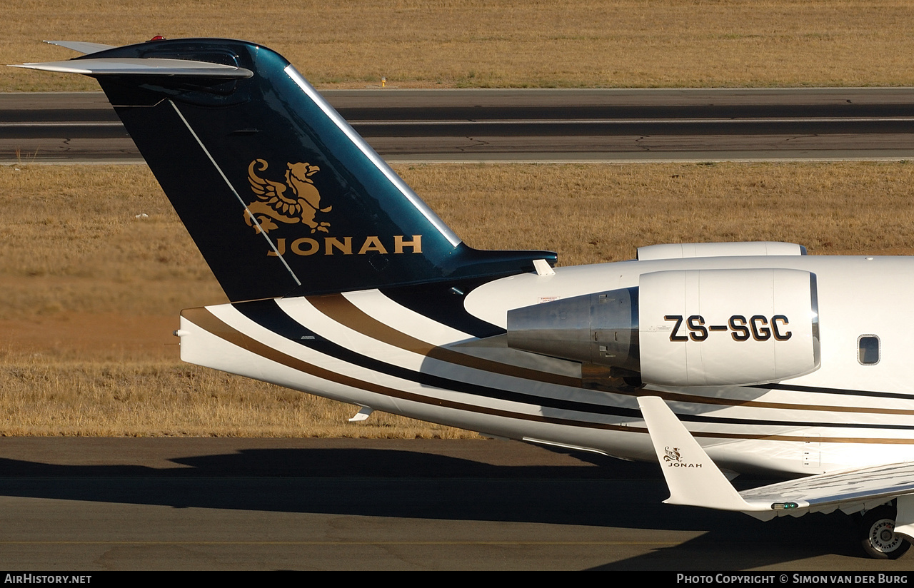 Aircraft Photo of ZS-SGC | Canadair Challenger 601-3A (CL-600-2B16) | Jonah Mining | AirHistory.net #413949