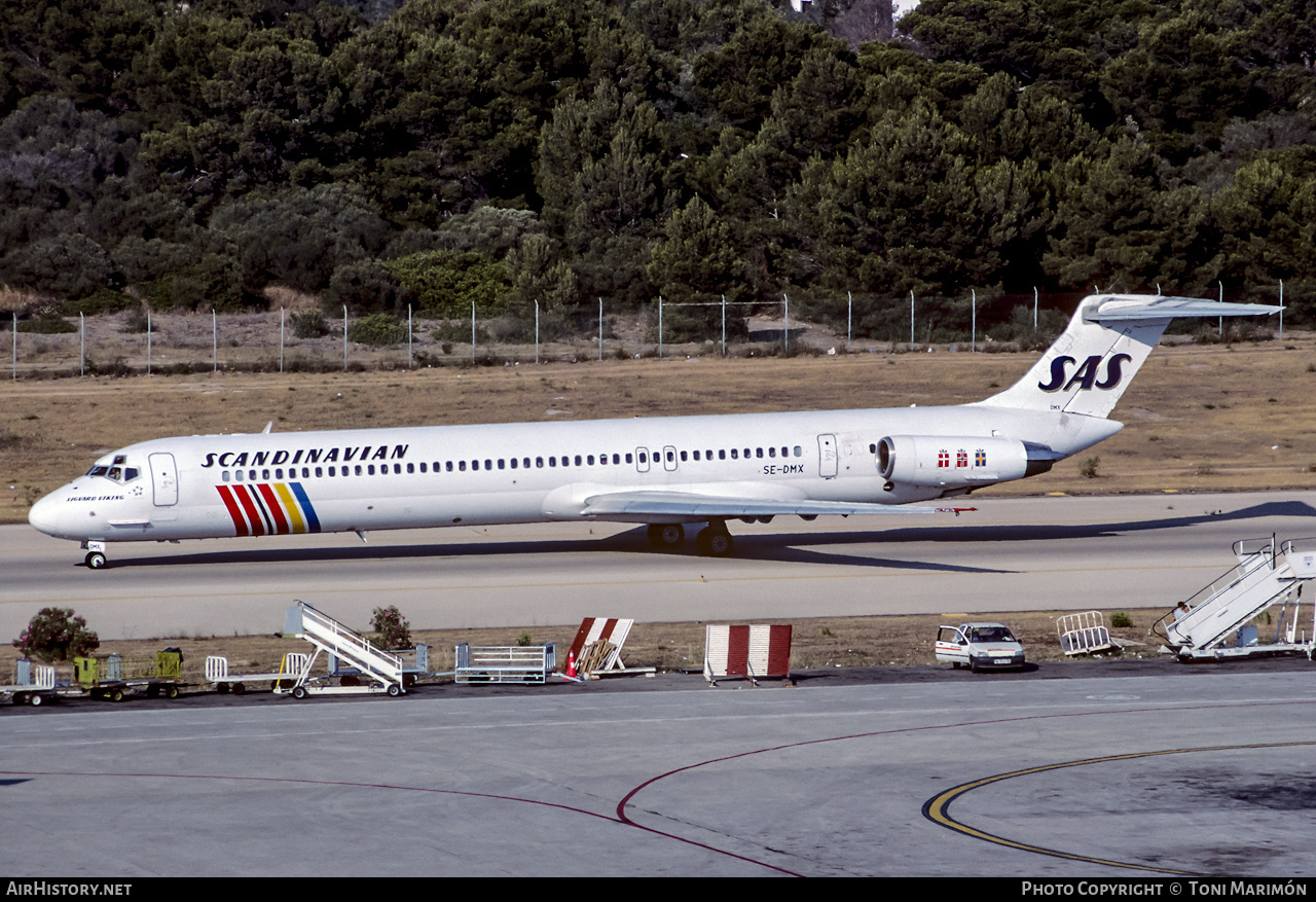 Aircraft Photo of SE-DMX | McDonnell Douglas MD-81 (DC-9-81) | Scandinavian Airlines - SAS | AirHistory.net #413950