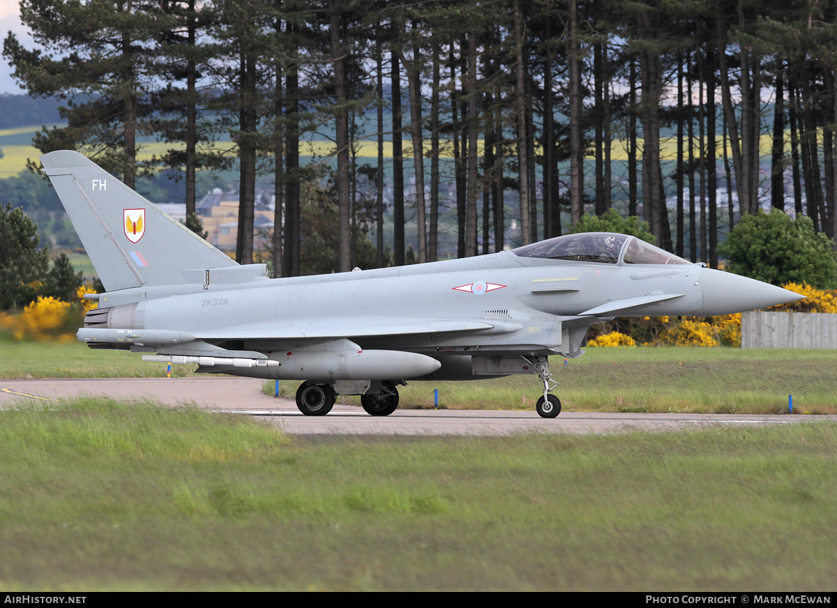 Aircraft Photo of ZK329 | Eurofighter EF-2000 Typhoon FGR4 | UK - Air Force | AirHistory.net #413964