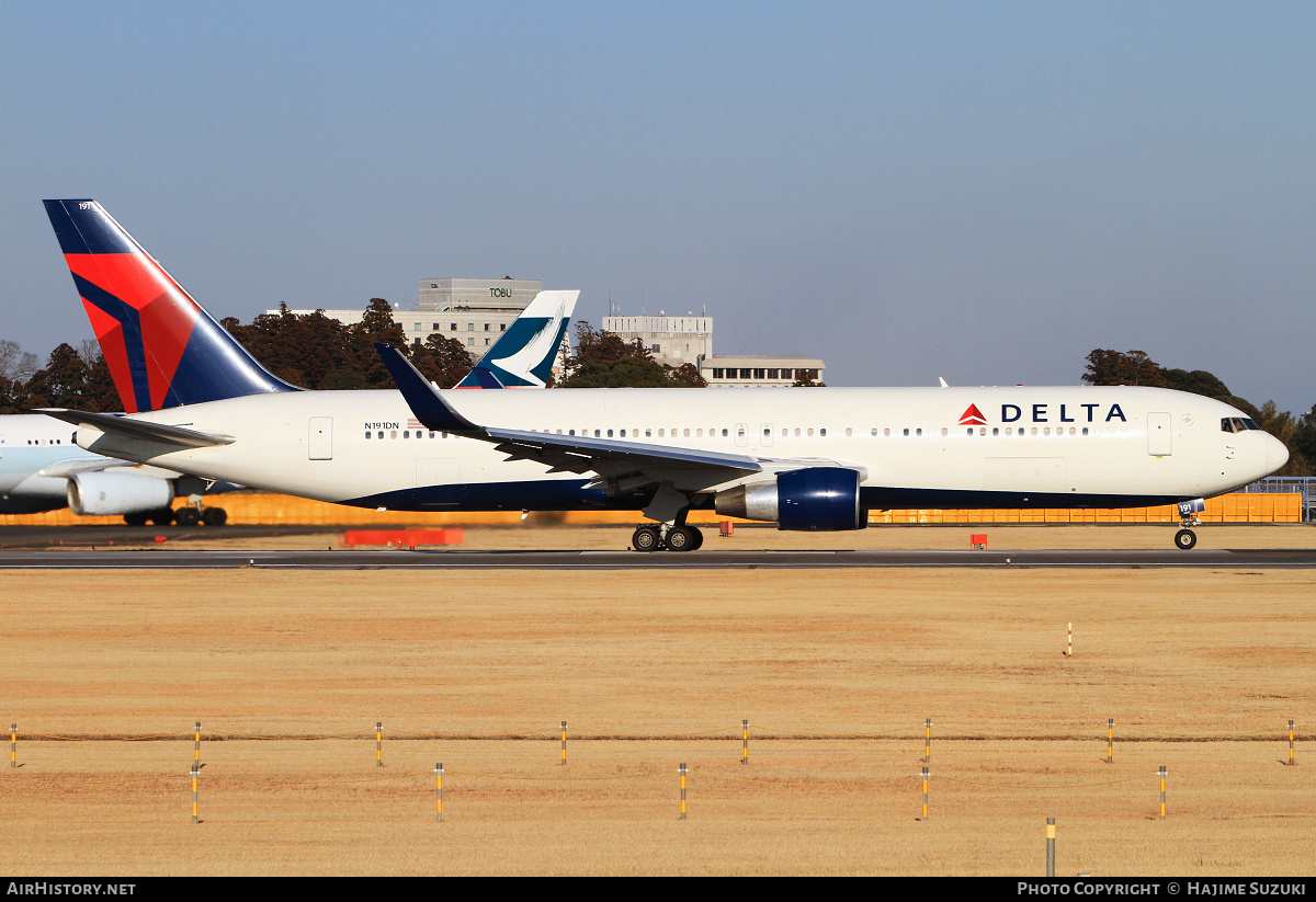 Aircraft Photo of N191DN | Boeing 767-332/ER | Delta Air Lines | AirHistory.net #413967