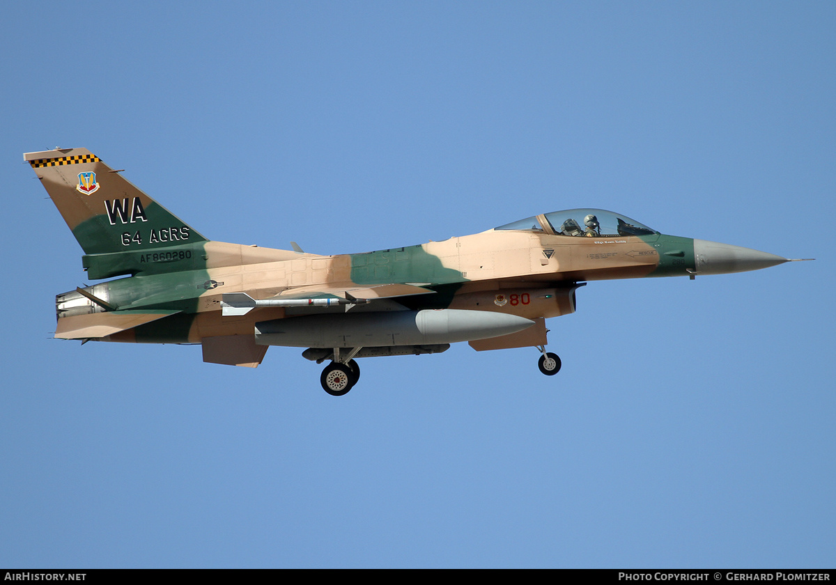 Aircraft Photo of 86-0280 | General Dynamics F-16C Fighting Falcon | USA - Air Force | AirHistory.net #413968