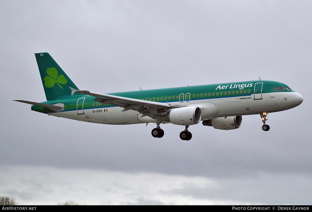 Aircraft Photo of EI-DVH | Airbus A320-214 | Aer Lingus | AirHistory.net #413971