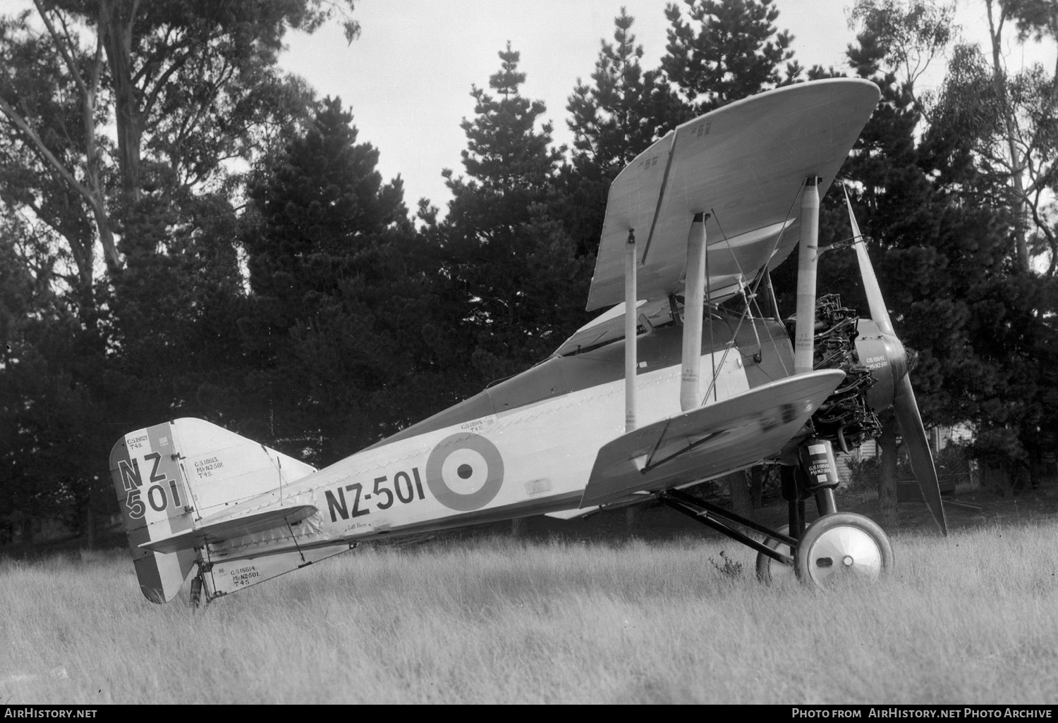 Aircraft Photo of NZ-501 | Gloster Grebe | New Zealand - Air Force | AirHistory.net #413977