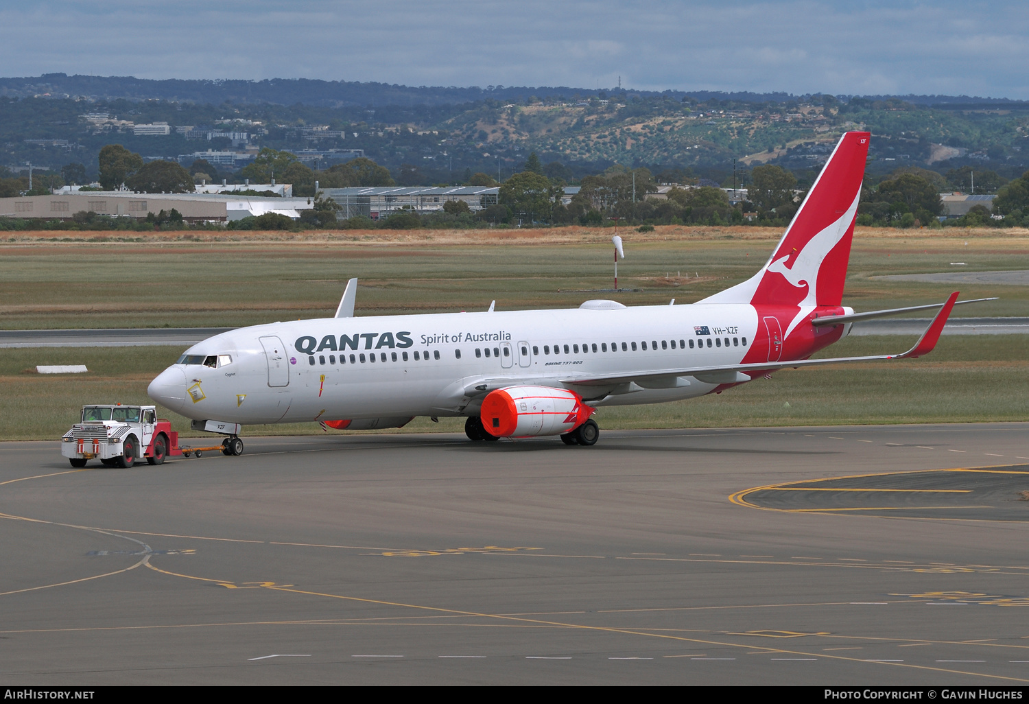 Aircraft Photo of VH-XZF | Boeing 737-838 | Qantas | AirHistory.net #413979