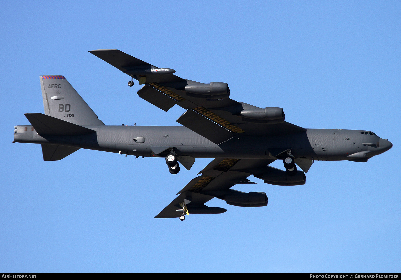 Aircraft Photo of 61-0031 | Boeing B-52H Stratofortress | USA - Air Force | AirHistory.net #413983
