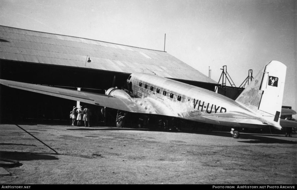 Aircraft Photo of VH-UYB | Douglas DC-2-210 | Airlines of Australia | AirHistory.net #413993