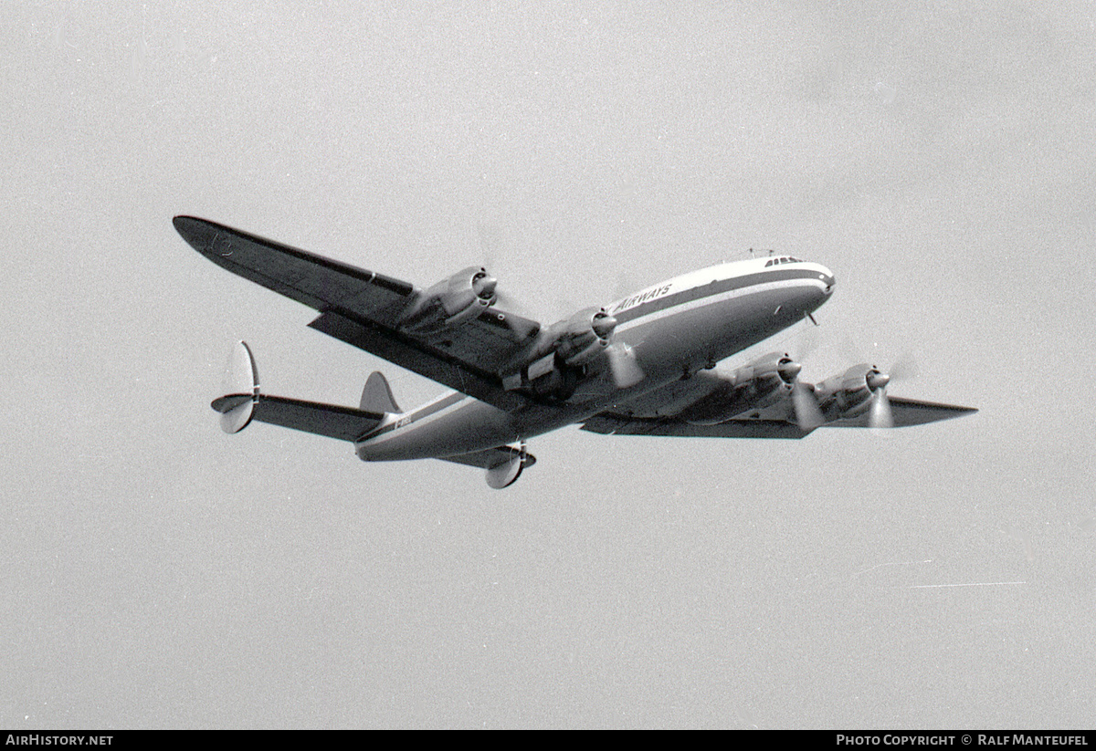 Aircraft Photo of G-AHEL | Lockheed L-049E Constellation | Trans-European Airways | AirHistory.net #414015