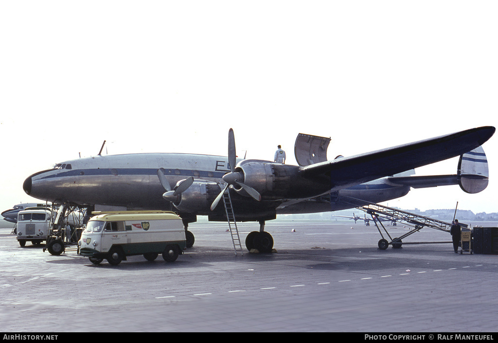 Aircraft Photo of G-ANUR | Lockheed L-749A Constellation | Euravia | AirHistory.net #414026