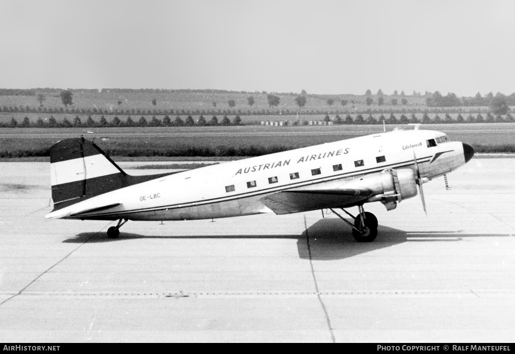 Aircraft Photo of OE-LBC | Douglas C-47A Skytrain | Austrian Airlines | AirHistory.net #414027