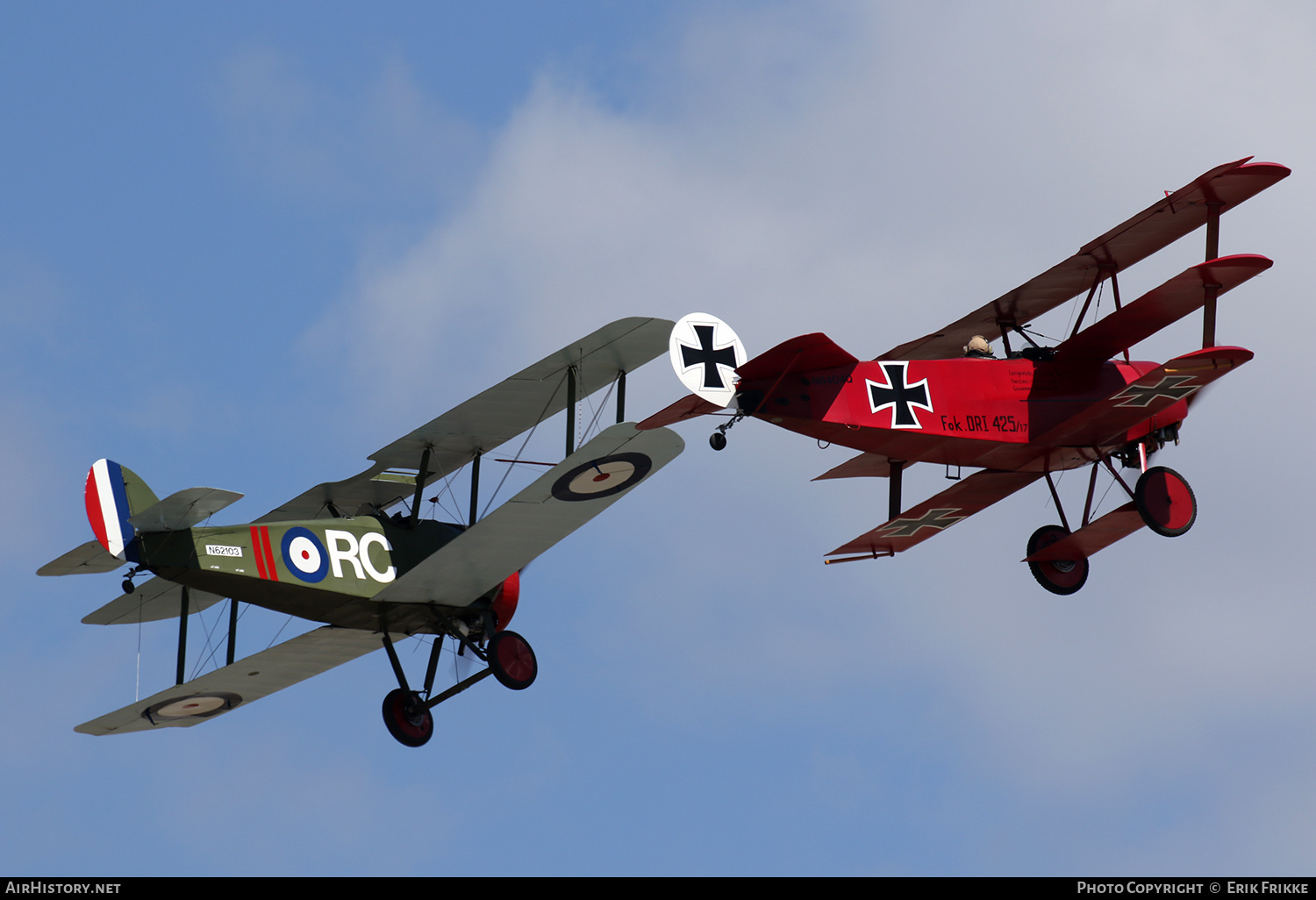 Aircraft Photo of N6404Q / 425/17 | Fokker Dr.1 (replica) | Germany - Air Force | AirHistory.net #414036