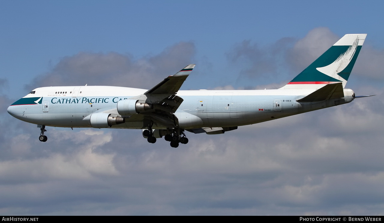 Aircraft Photo of B-HKH | Boeing 747-412(BCF) | Cathay Pacific Airways Cargo | AirHistory.net #414061