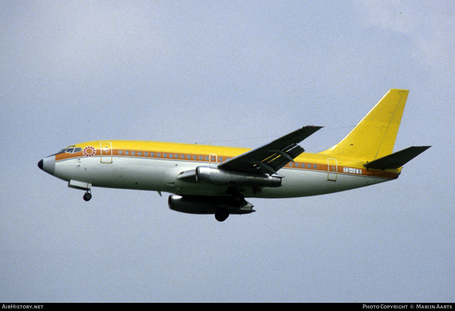 Aircraft Photo of TS-IEB | Boeing 737-2L9/Adv | Surinam Airways | AirHistory.net #414098