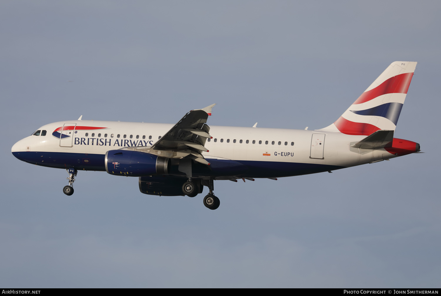 Aircraft Photo of G-EUPU | Airbus A319-131 | British Airways | AirHistory.net #414153