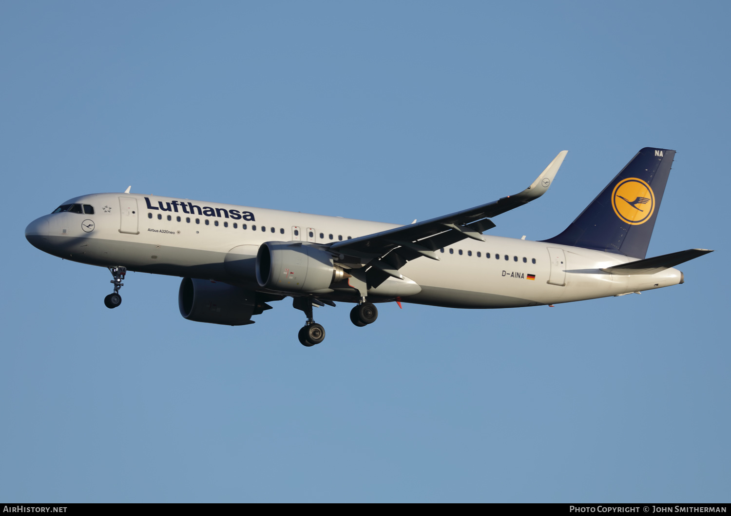 Aircraft Photo of D-AINA | Airbus A320-271N | Lufthansa | AirHistory.net #414164