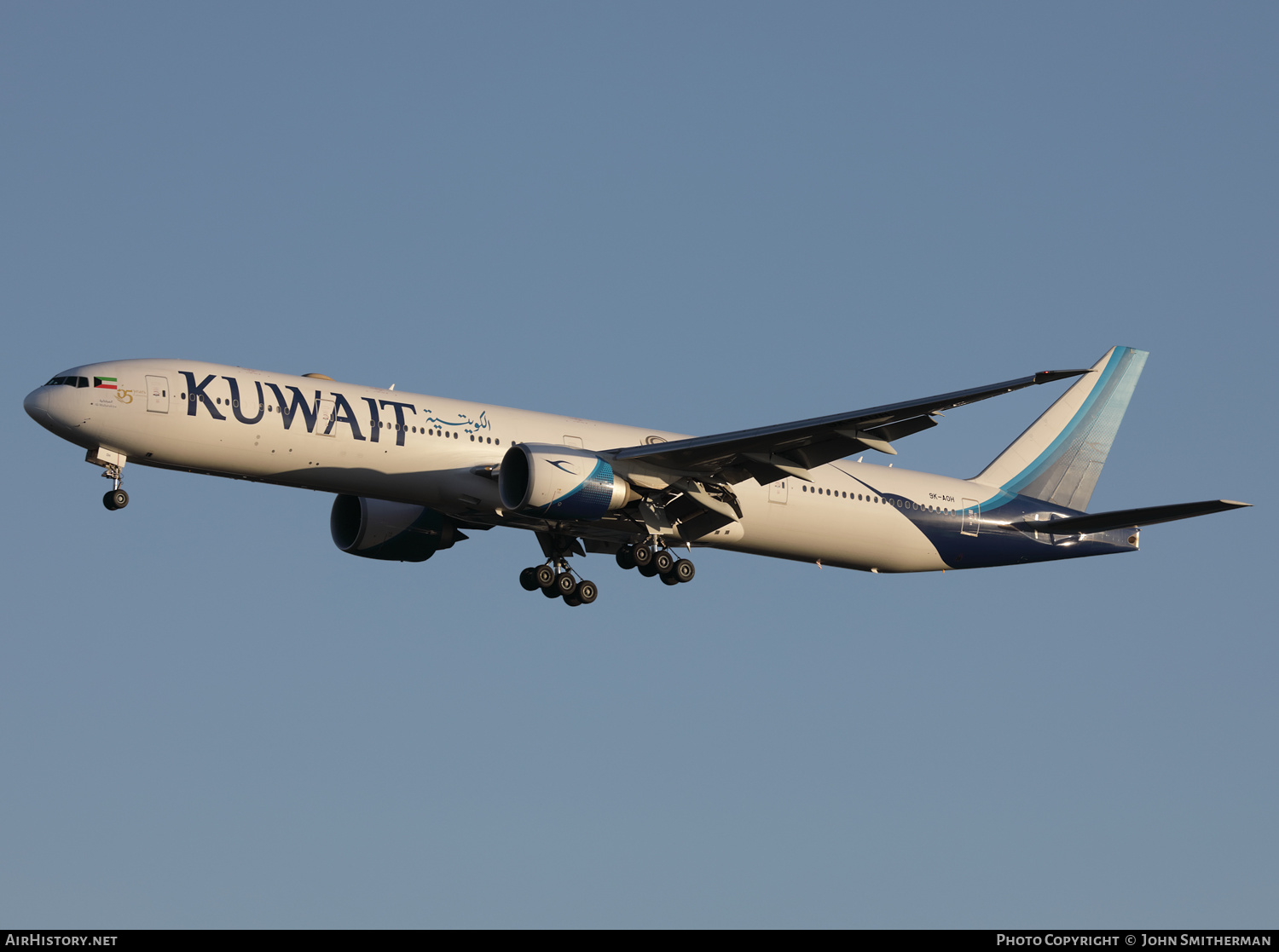 Aircraft Photo of 9K-AOH | Boeing 777-300/ER | Kuwait Airways | AirHistory.net #414166