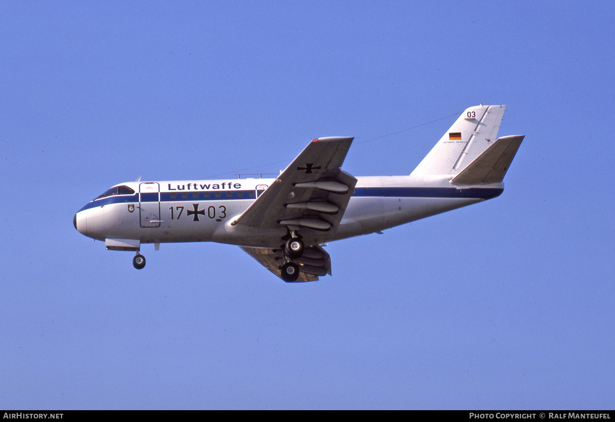 Aircraft Photo of 1703 | VFW-Fokker VFW-614 | Germany - Air Force | AirHistory.net #414177