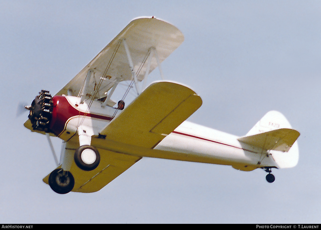 Aircraft Photo of F-AZDI | Boeing N2S-5 Kaydet (E75) | AirHistory.net #414187