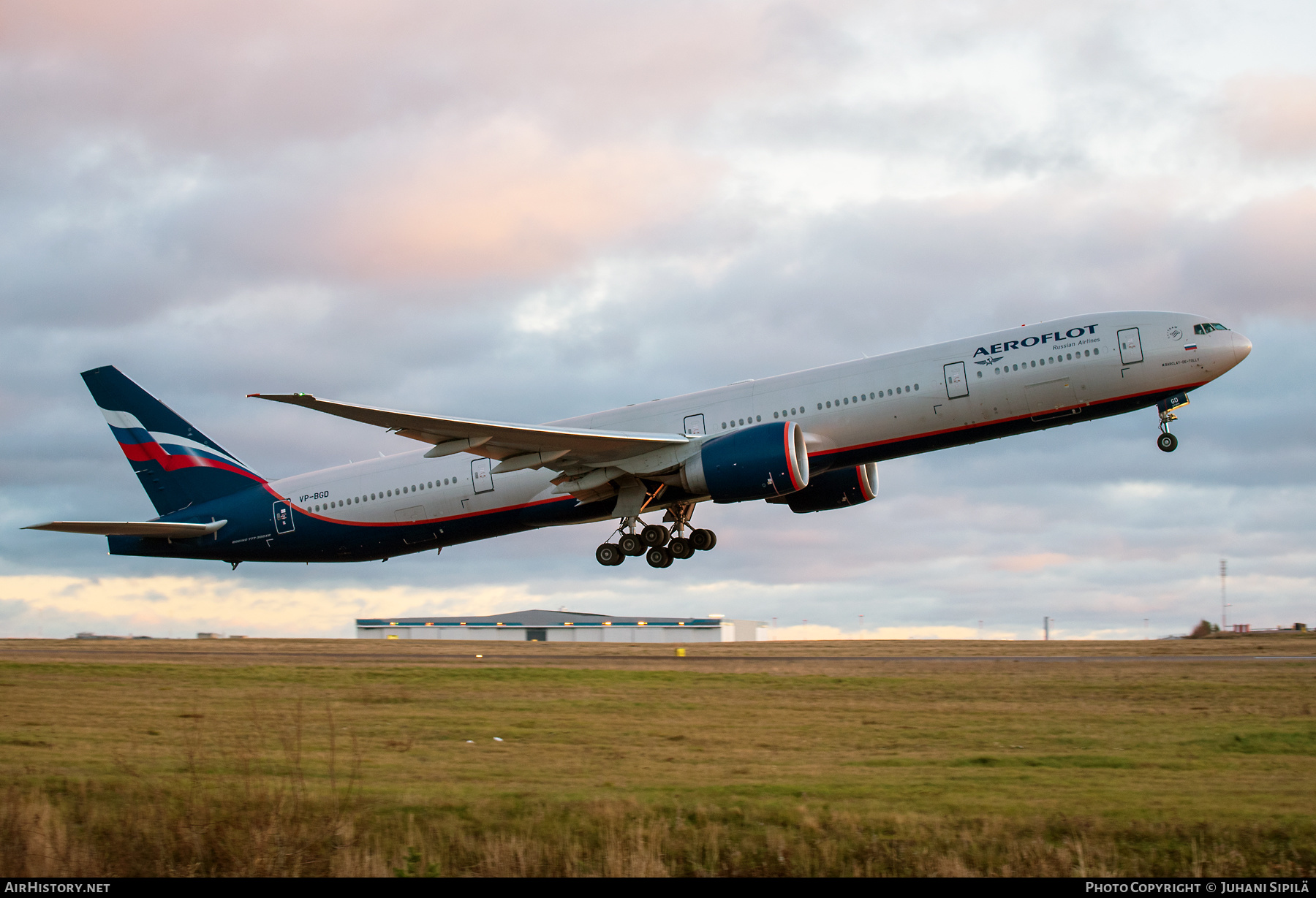 Aircraft Photo of VP-BGD | Boeing 777-3M0/ER | Aeroflot - Russian Airlines | AirHistory.net #414189