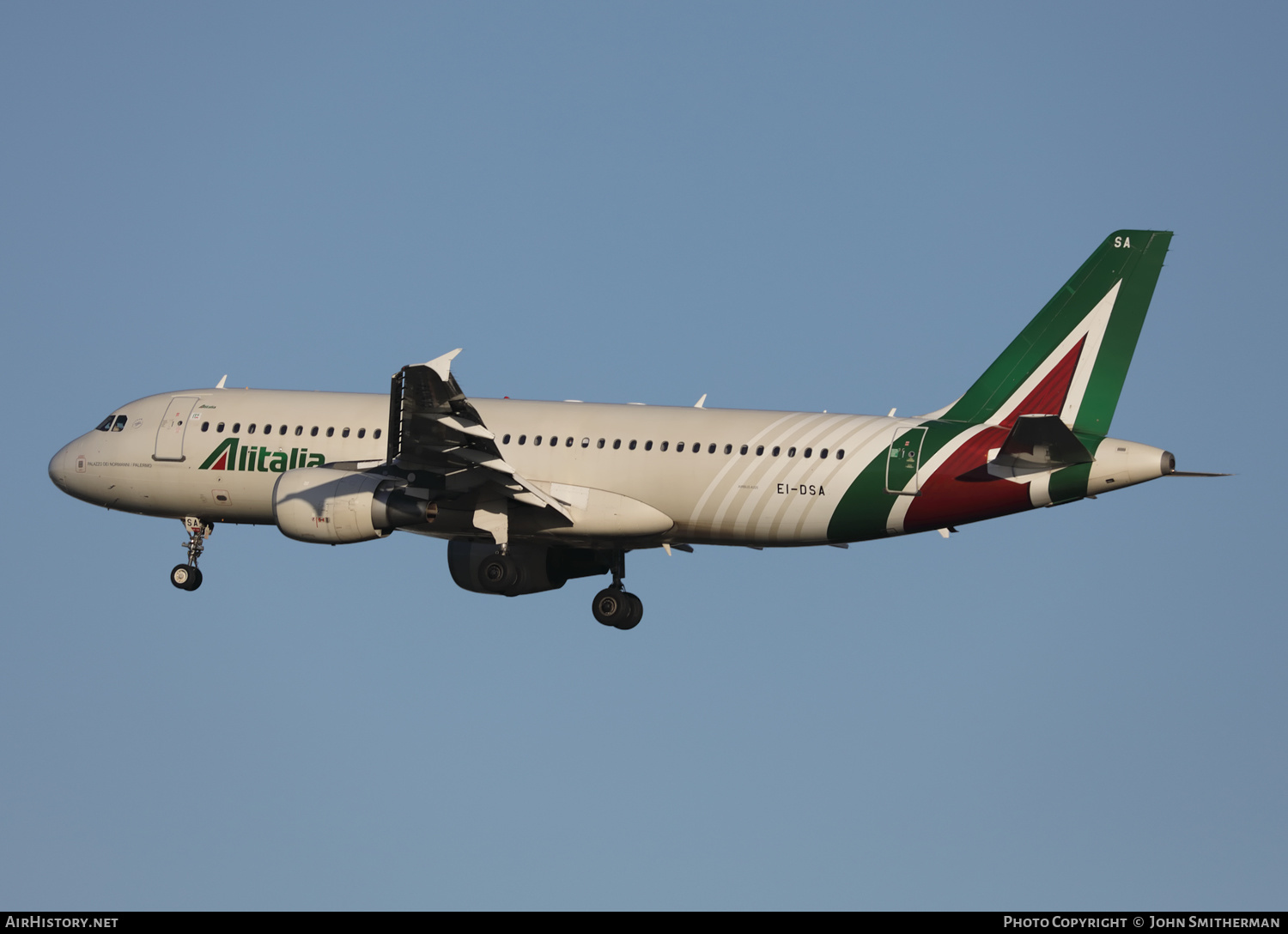 Aircraft Photo of EI-DSA | Airbus A320-216 | Alitalia | AirHistory.net #414195