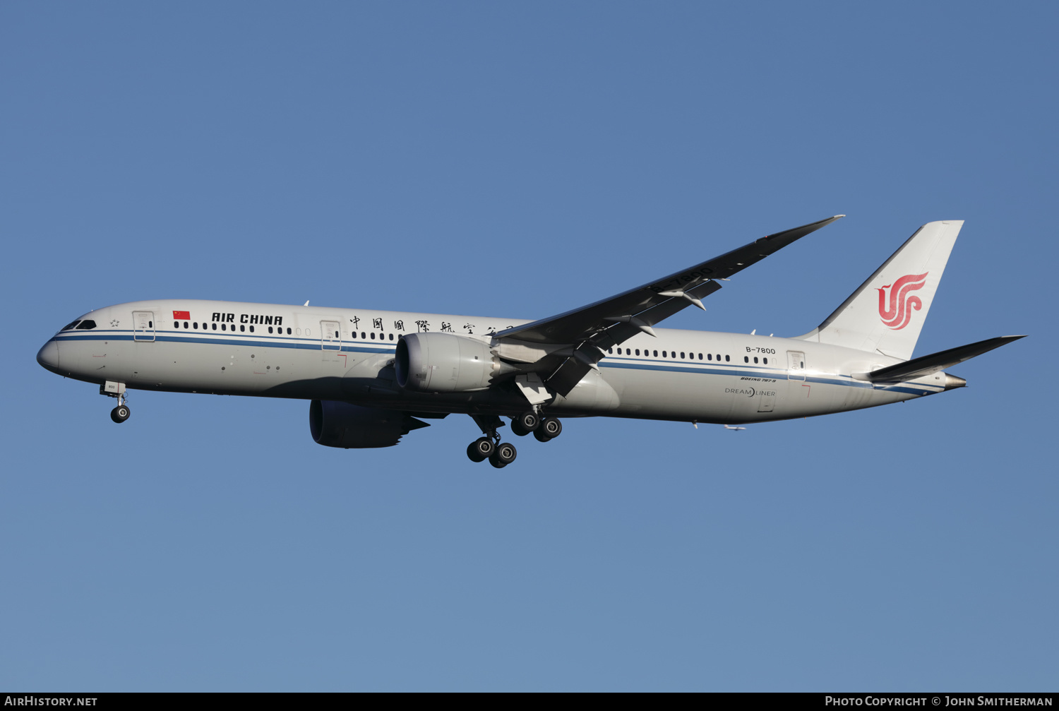 Aircraft Photo of B-7800 | Boeing 787-9 Dreamliner | Air China | AirHistory.net #414200