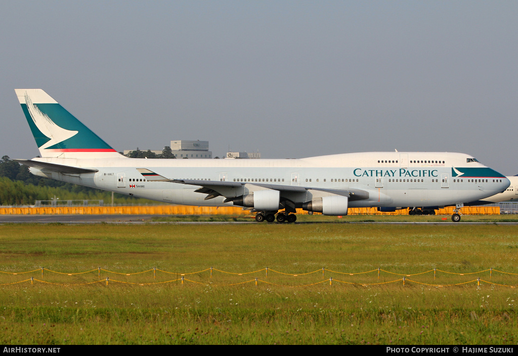 Aircraft Photo of B-HKT | Boeing 747-412 | Cathay Pacific Airways | AirHistory.net #414207