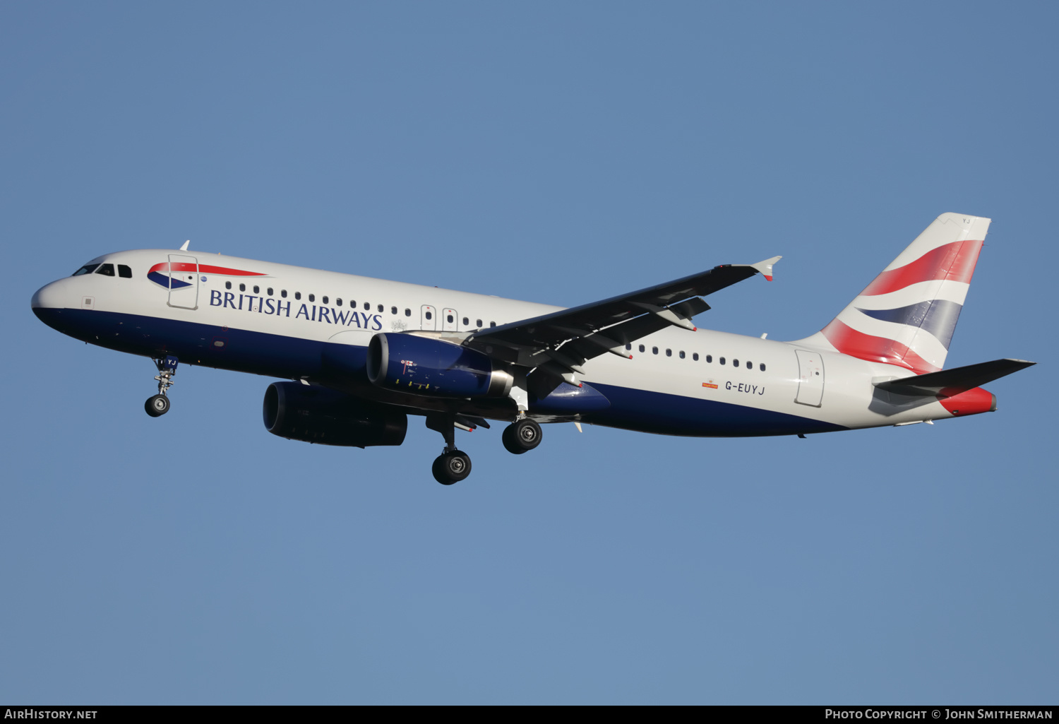 Aircraft Photo of G-EUYJ | Airbus A320-232 | British Airways | AirHistory.net #414211