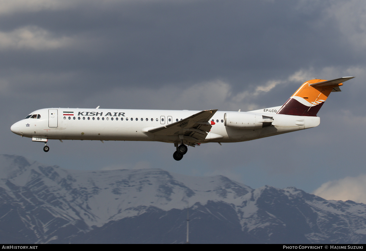 Aircraft Photo of EP-LCQ | Fokker 100 (F28-0100) | Kish Air | AirHistory.net #414215