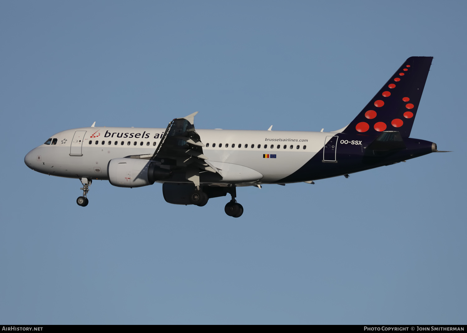 Aircraft Photo of OO-SSX | Airbus A319-111 | Brussels Airlines | AirHistory.net #414218