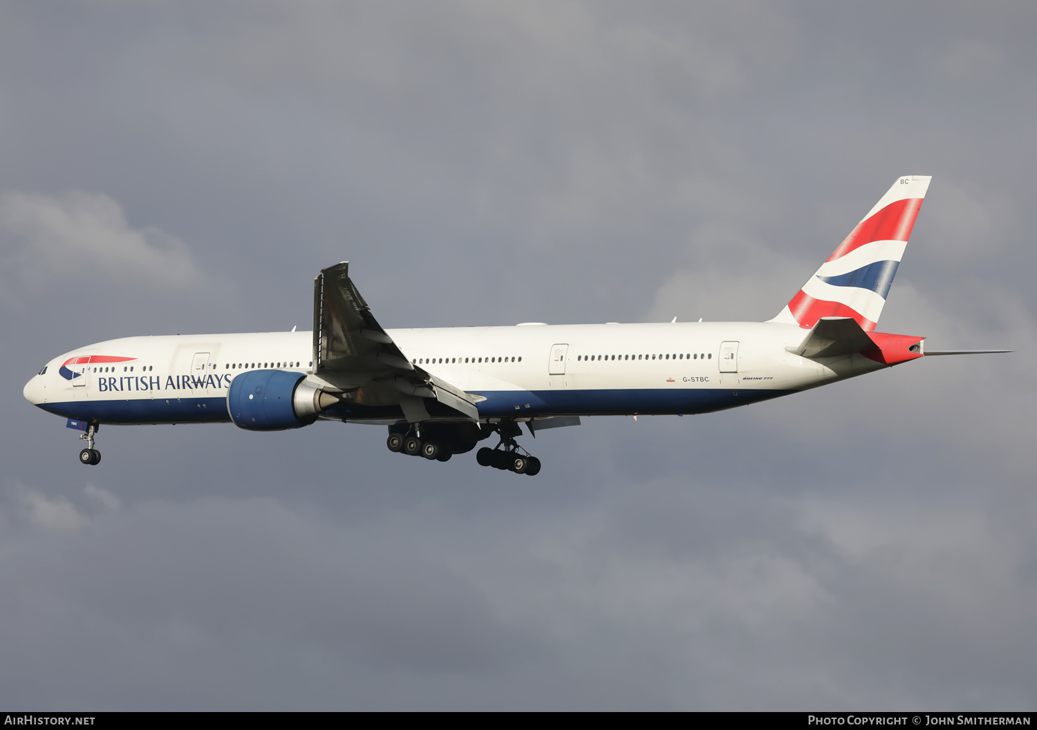 Aircraft Photo of G-STBC | Boeing 777-36N/ER | British Airways | AirHistory.net #414227