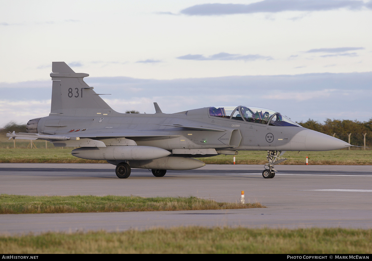 Aircraft Photo of 39831 | Saab JAS 39D Gripen | Sweden - Air Force | AirHistory.net #414230