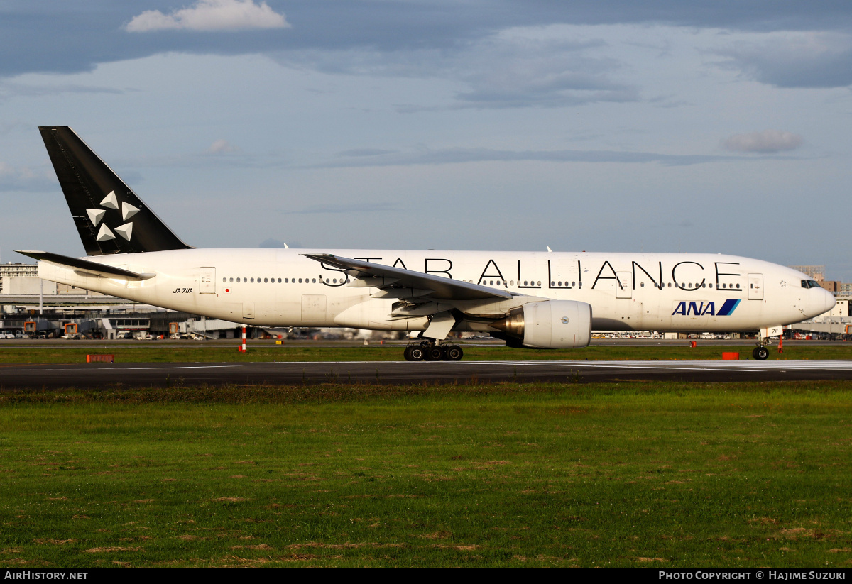 Aircraft Photo of JA711A | Boeing 777-281 | All Nippon Airways - ANA | AirHistory.net #414238