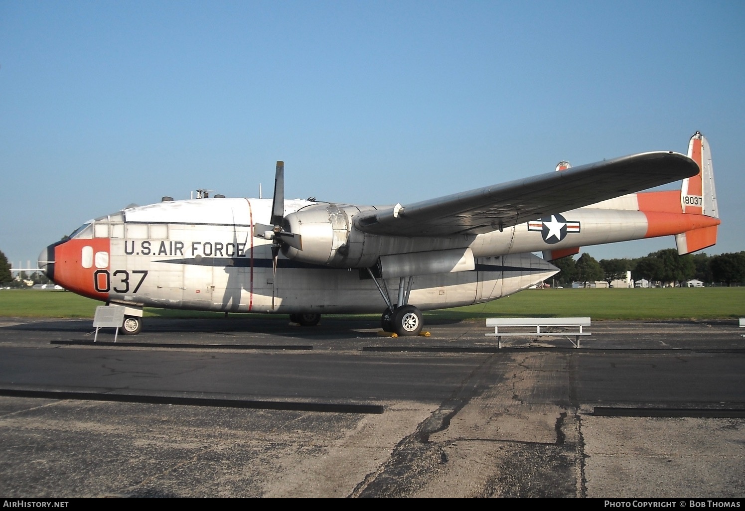 Aircraft Photo of 51-8037 / 18037 | Fairchild C-119J Flying Boxcar | USA - Air Force | AirHistory.net #414280