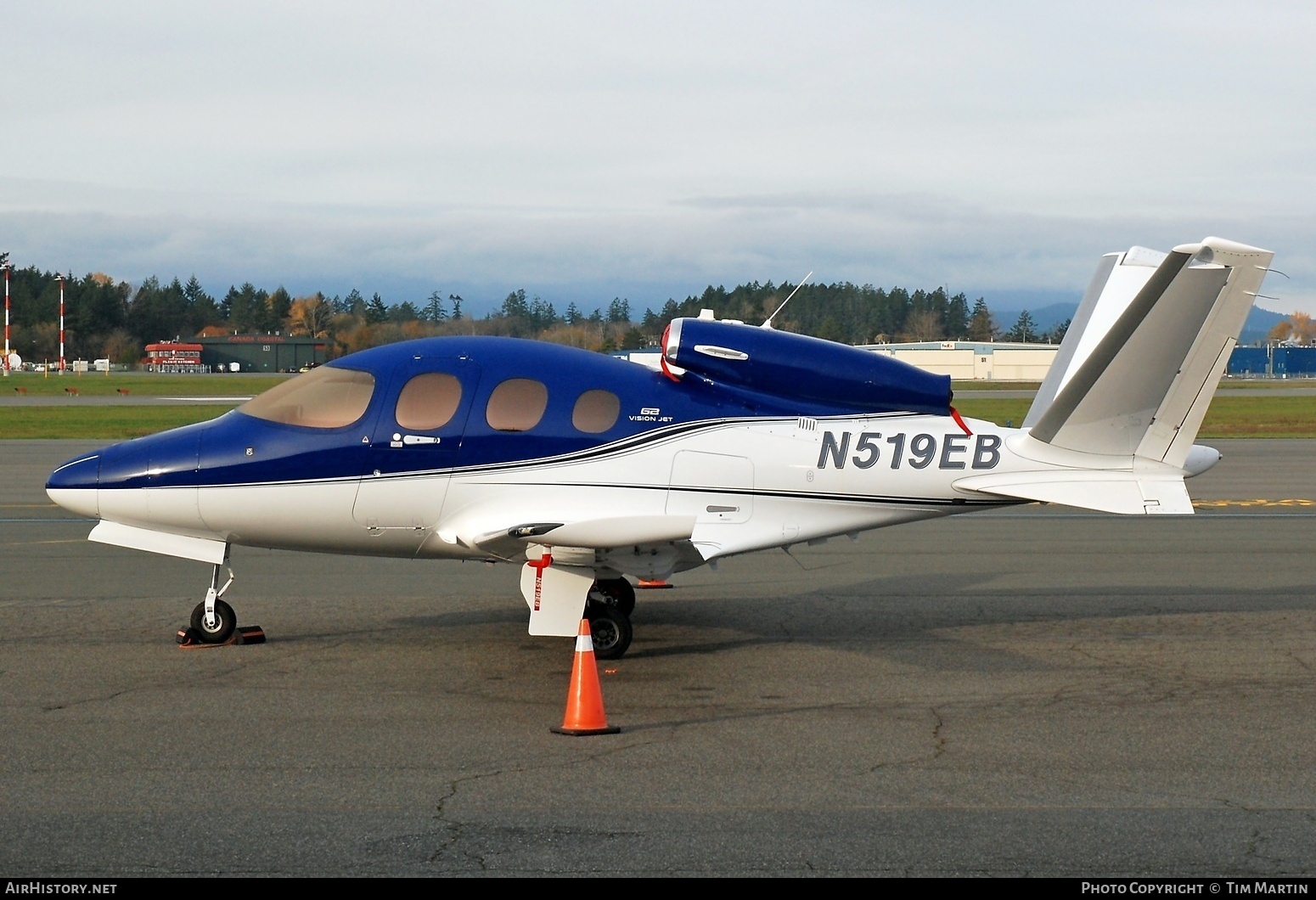 Aircraft Photo of N519EB | Cirrus SF-50 Vision G2 | AirHistory.net #414302