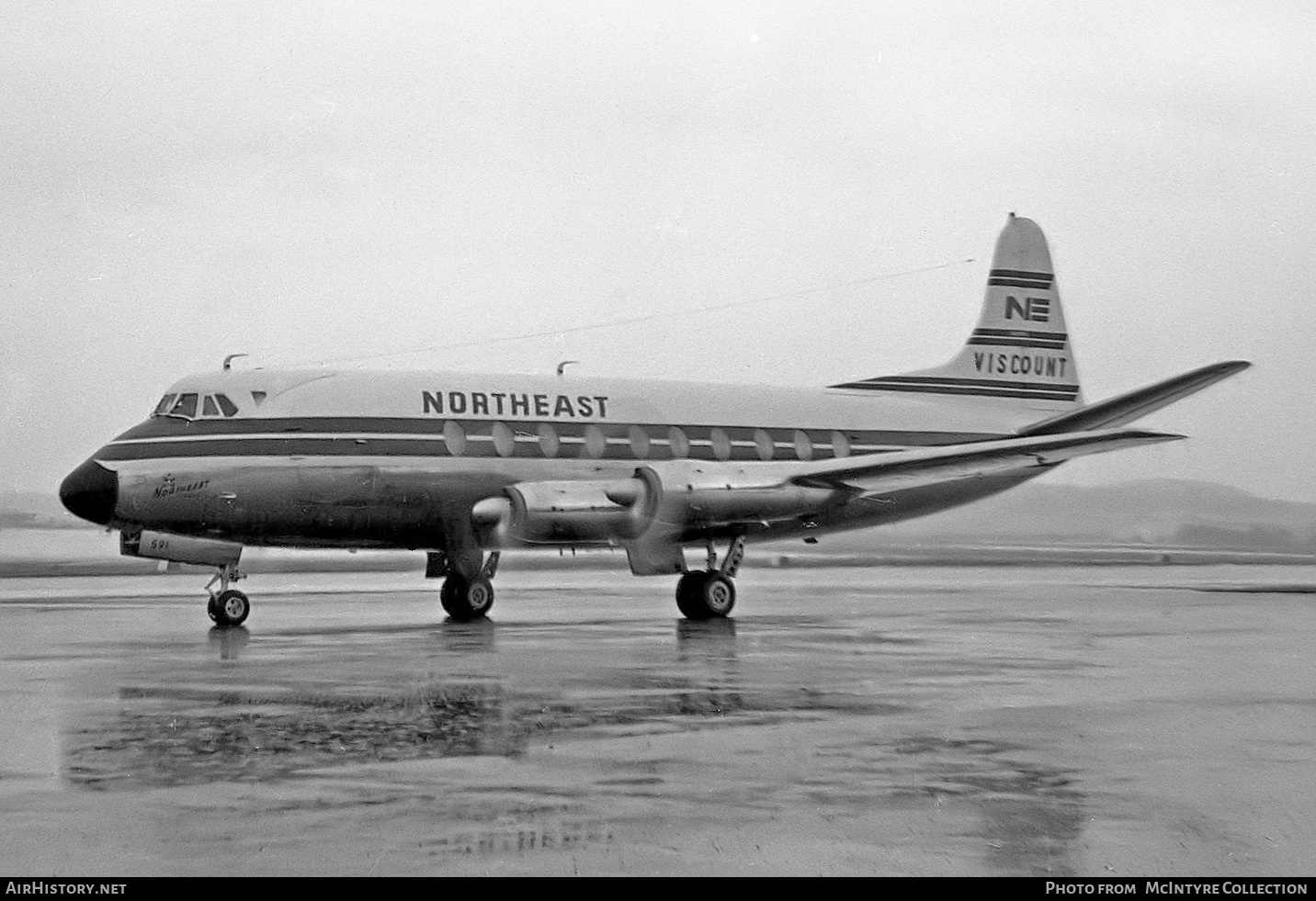 Aircraft Photo of N6591C | Vickers 798D Viscount | Northeast Airlines | AirHistory.net #414304