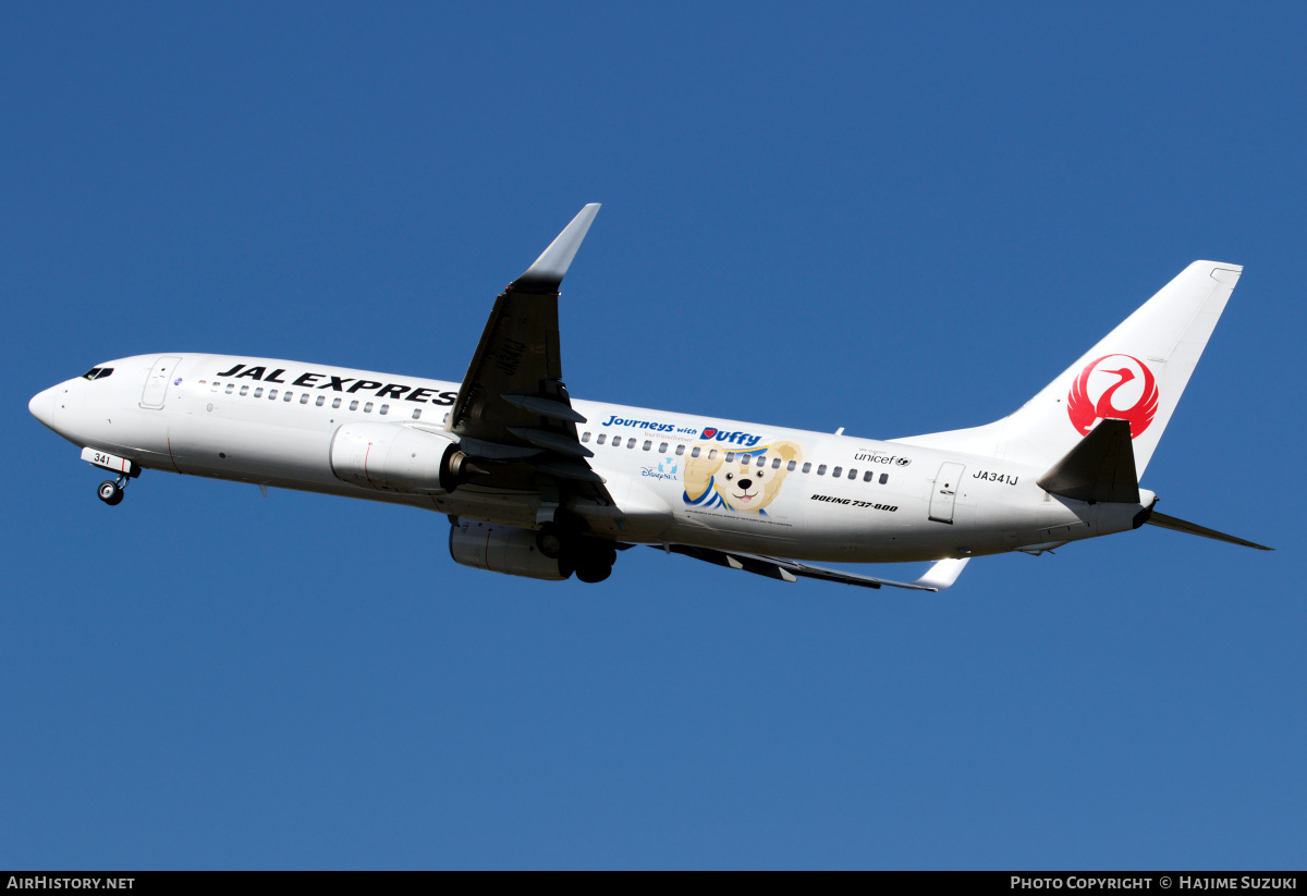 Aircraft Photo of JA341J | Boeing 737-846 | JAL Express - JAL | AirHistory.net #414312