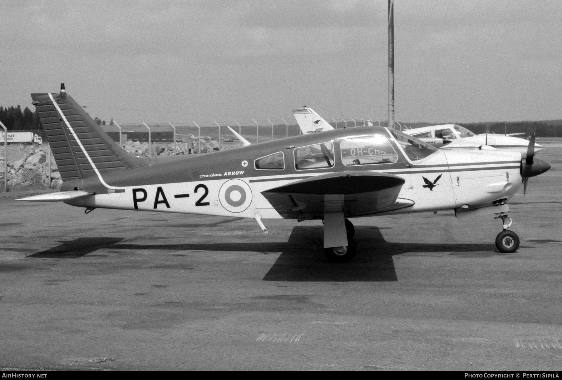 Aircraft Photo of PA-2 | Piper PA-28R-200 Cherokee Arrow II | Finland - Air Force | AirHistory.net #414381