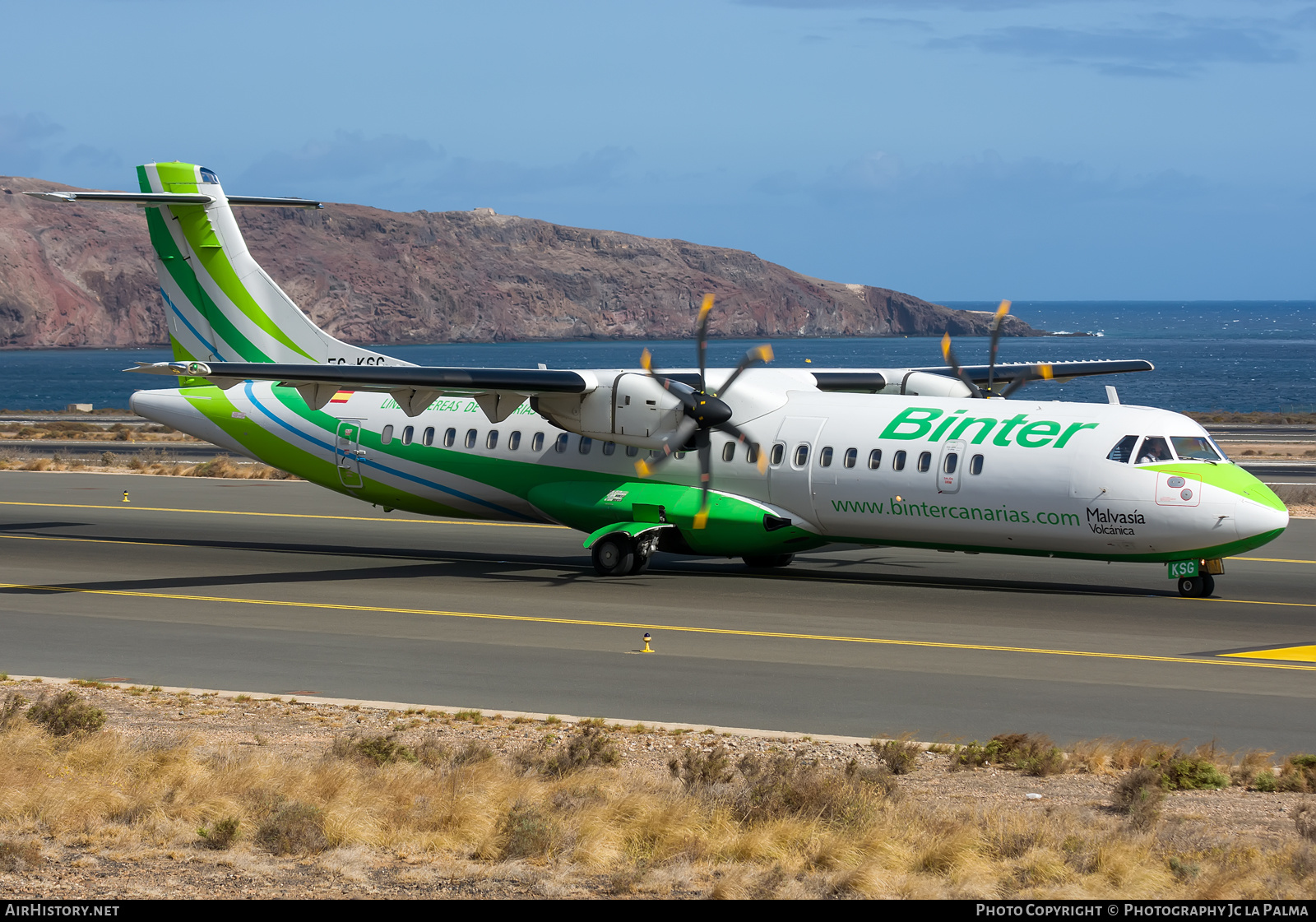 Aircraft Photo of EC-KSG | ATR ATR-72-600 (ATR-72-212A) | Binter Canarias | AirHistory.net #414388