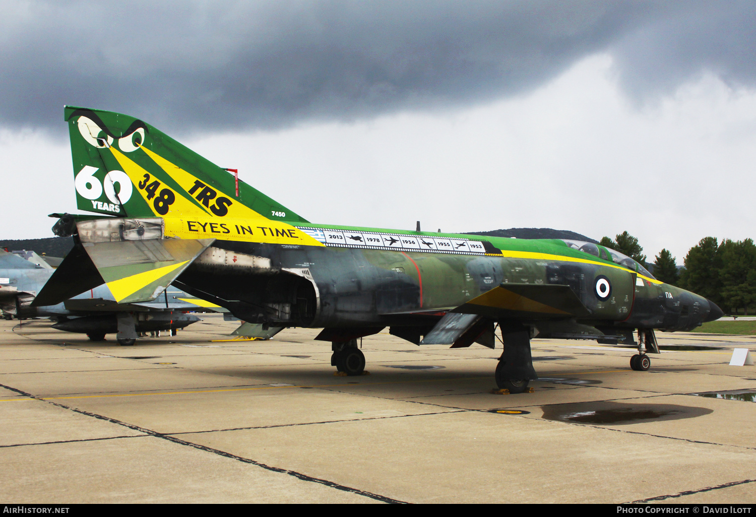 Aircraft Photo of 7450 | McDonnell Douglas RF-4E Phantom II | Greece - Air Force | AirHistory.net #414401